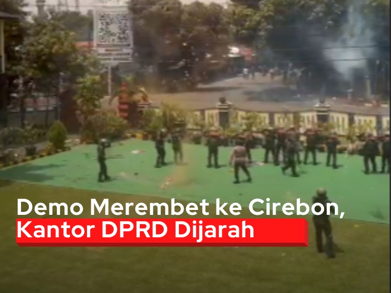 Gelombang aksi demonstrasi di Jakarta merembet ke daerah. Pada Sabtu (30/8/2025), massa di Cirebon turun ke jalan dan menggelar aksi.