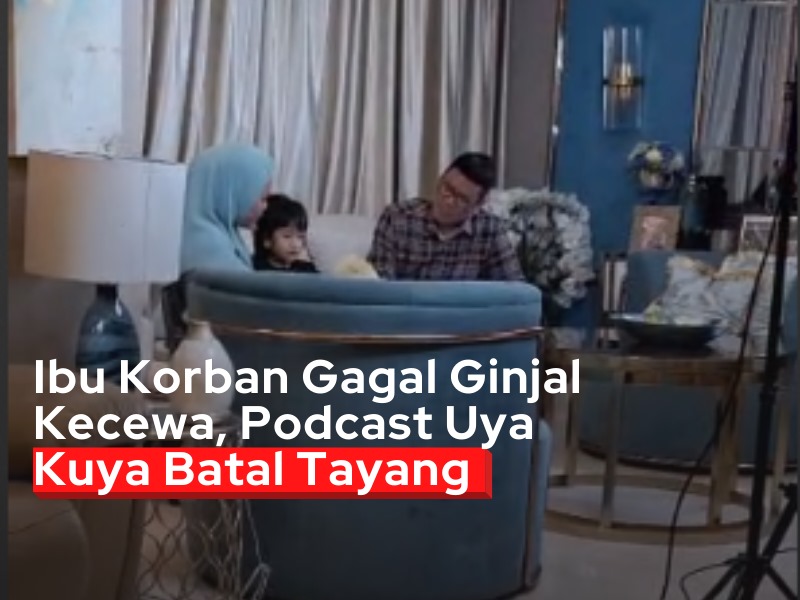 Ia dipanggil untuk hadir dalam podcast di rumah Uya Kuya, yang juga anggota Komisi IX DPR RI, dengan harapan kasus anaknya bisa kembali mendapat perhatian publik.