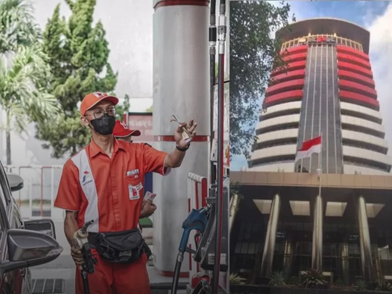 Ilustrasi proyek digitalisasi SPBU Pertamina.