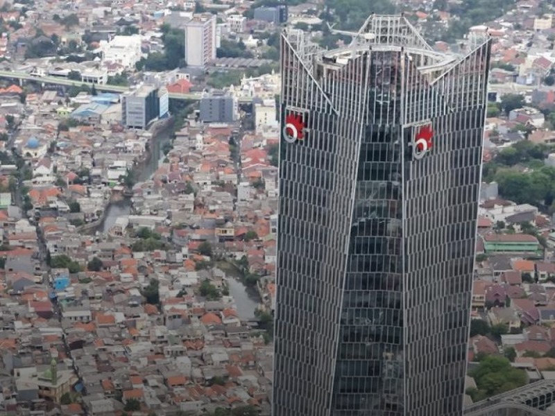 Gedung Pusat PT Telkom Indonesia.