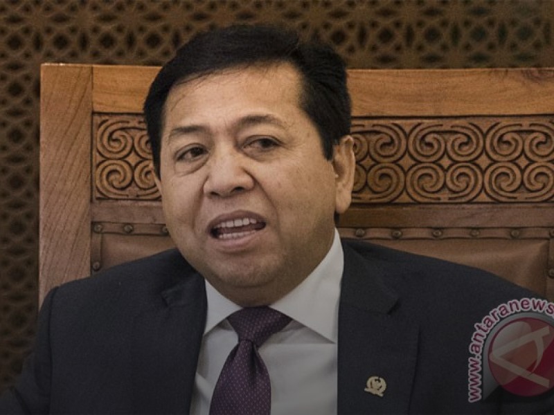 Mantan Ketua DPR  Setya Novanto.
