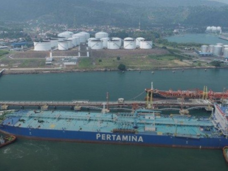 Ilustrasi Kapal tanker Pertamina.