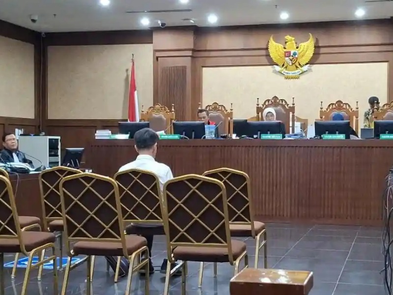 Sidang kasus di Kementerian Tenaga Kerja.