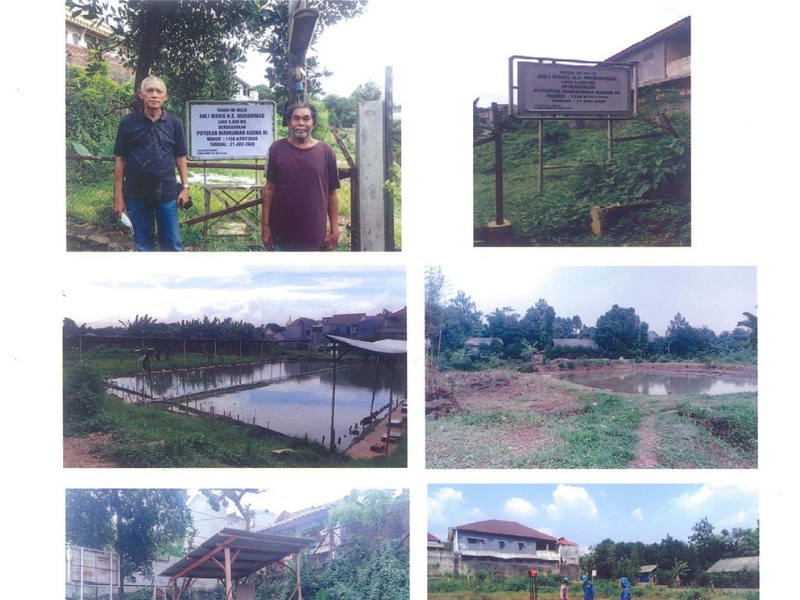 Lokasi sengketa tanah 5803 m2 ahli waris H.S Muhammad dan Pemprov DKI.