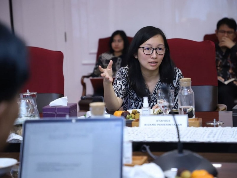 Jurist Tan mantan staf khusus Nadiem Makarim saat menjadi Menteri Pendidikan.