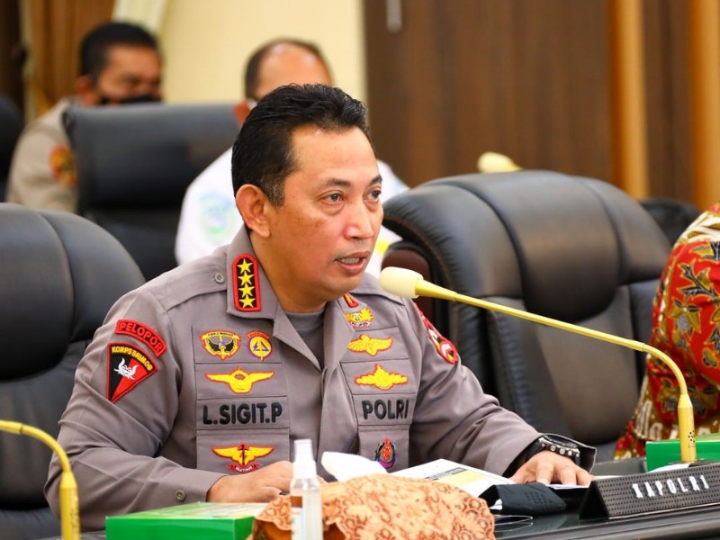 Kapolri Jenderal Listyo Sigit Prabowo.