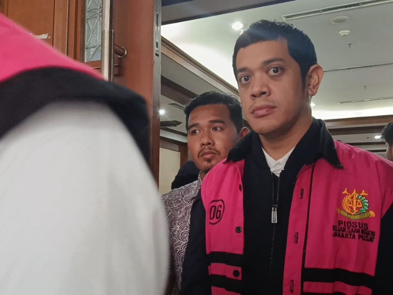 Tersangka anak Riza Klaid ,Muhammad Adrianto Riza.