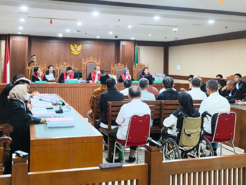 Sidang mantan General Manager  PT Telkom August Hoth Mercyon Purba.