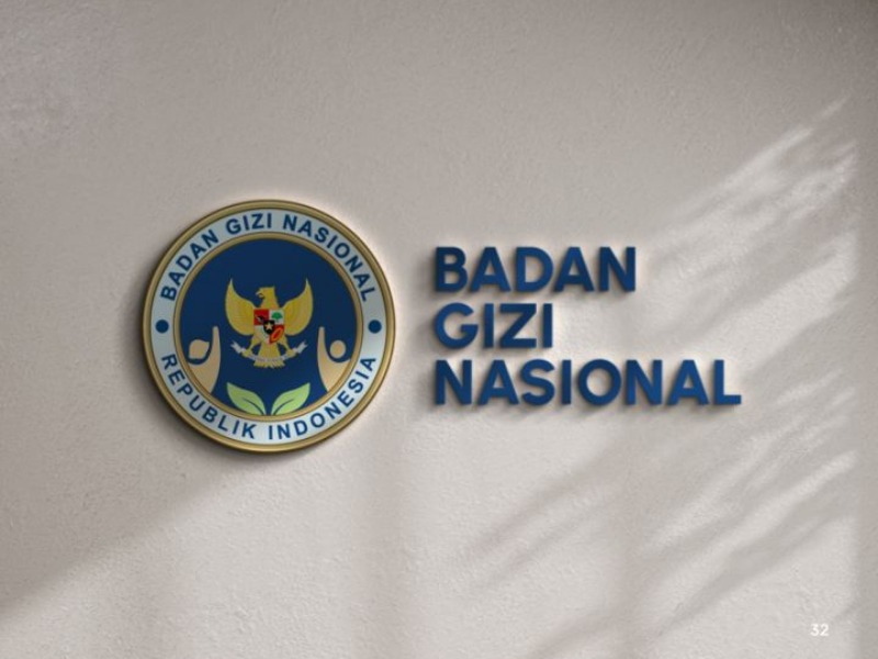 Logo Badan Gizi Nasional pelaksana program Makan Bergizi Gratis (MBG)