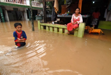 FOTO Banjir di Tangerang Selatan